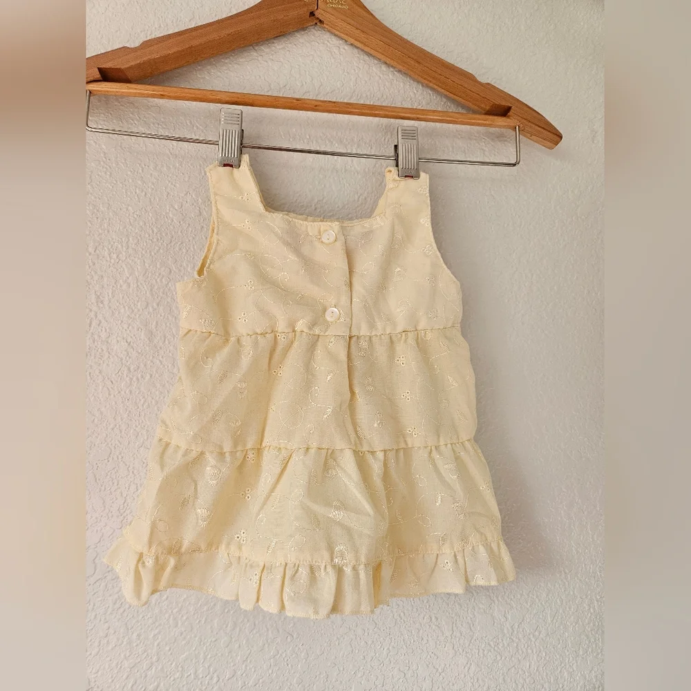 vintage little lindsey baby girl dress set